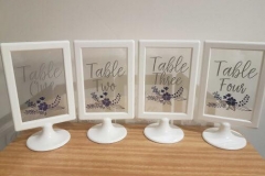 Table Numbers